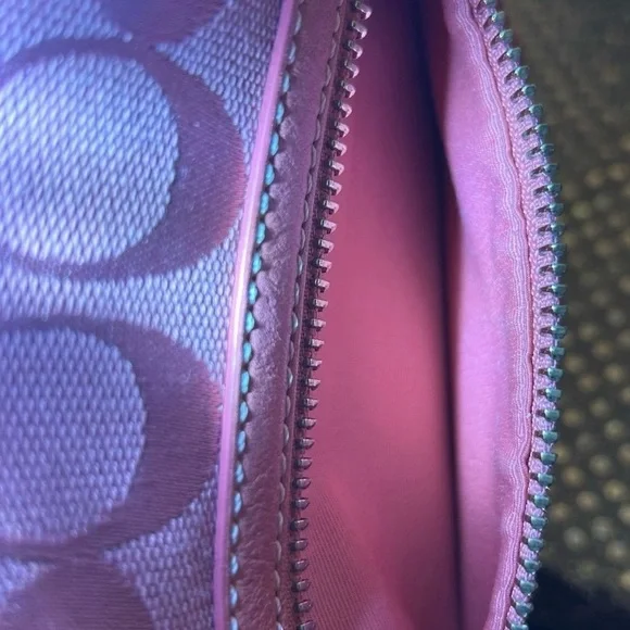 🌟SOLD🌟 Coach Vintage Signature Slim Duffel Brown/Khaki Crossbody Bag EUC - Picture 14 of 16